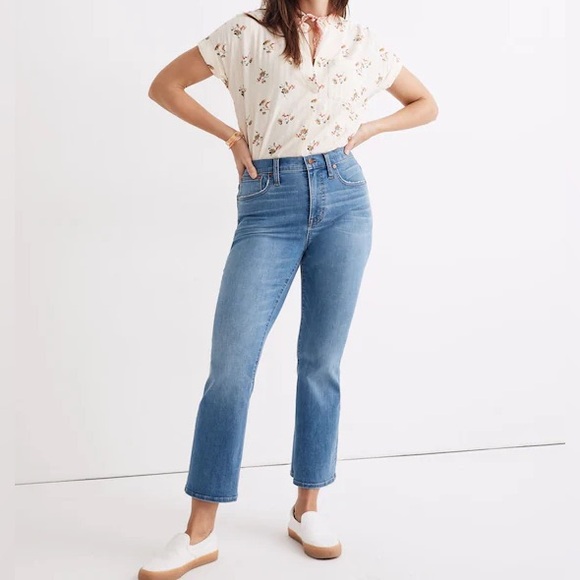 Madewell Cali Demi-Boot Jeans - Size 26 - Picture 2 of 9